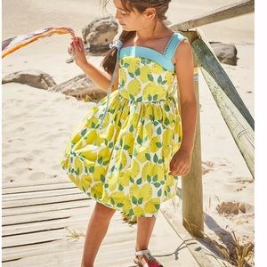 Mini Boden lemon dress size 6/7